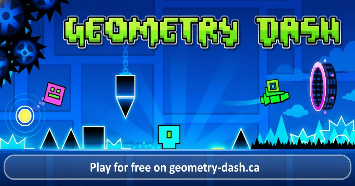 Gameplay screenshot of Geometry Dash