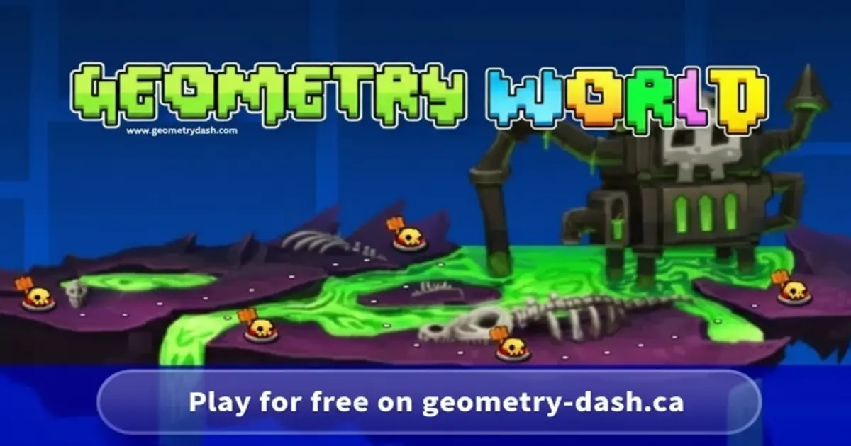 Gameplay screenshot of Geometry World