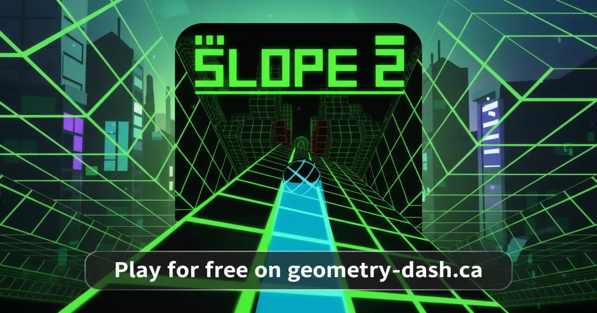 Gameplay screenshot of Slope 2
